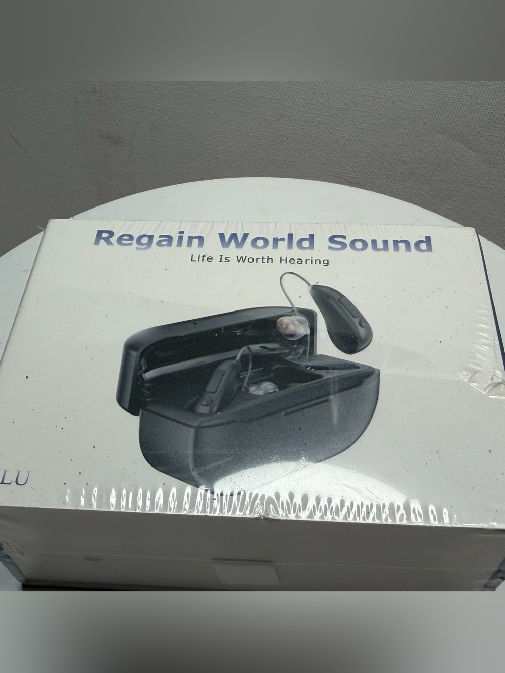 Regain World Sound Rechargeable Hearing Amplifier - Black